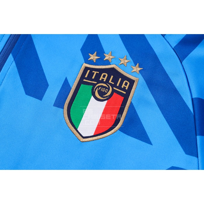 Chandal de Chaqueta del Italia 22-23 Azul - Haga un click en la imagen para cerrar